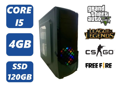 Cpu Gamer Intel Core I5 3.6ghz (turbo), 4gb, Ssd 120gb