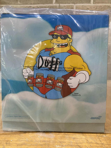 Duffman Los Simpsons Super 7 Ultimates W2 Nuevo Homero Bart