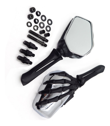 Espejos Retrovisores De Calavera Para Honda Cbr600rr