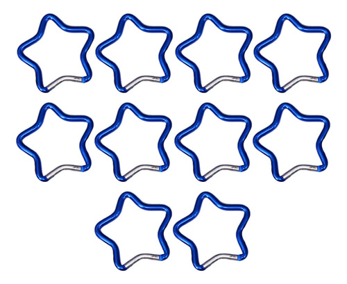 2 X 10 Uds Mosquetón En Forma De Estrella De Cinco Puntas