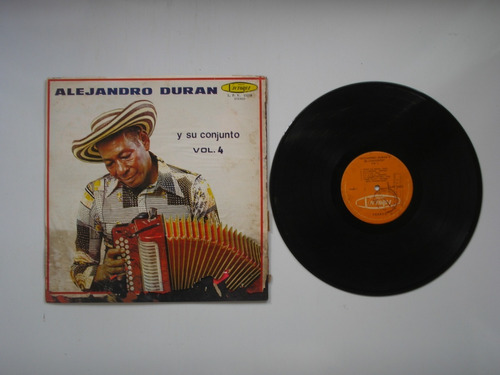 Lp Vinilo Alejandro Duran Y Su Conjunto Vol 4 Colombia 1978