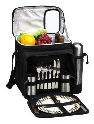 Cava - Picnic At Ascot Insulated Picnic Basket-cooler Fully 