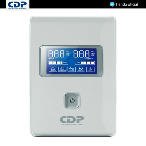 Imagen 2 de 5 de Cdp R-smart 1010, Ups Interactiva 1000va/400w, 6 Tomas, Lcd