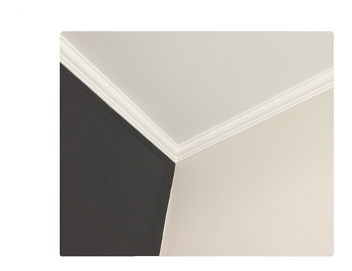 Moldura Rodateto Rodateto Isopor Com Acabamento M15 28 Mts