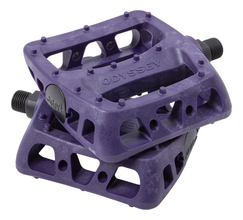 Pedales Bmx Odyssey Twisted Pc 9/16 Morado Midnight