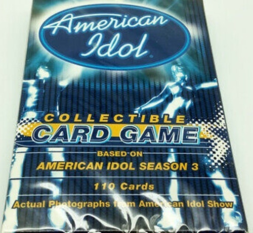 Juego Cartas Colección American Idol 2004 Tv Serie Música