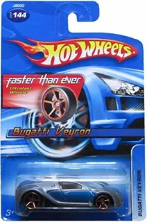 Hot Wheels 2006-144 Bugatti Veyron Azul / Plata Fte Más Rápi