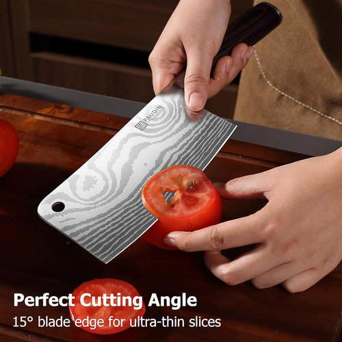 Cuchillo De Acero Inoxidable Con Mango Ergonomico Silver