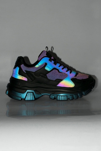 Zapatilla 47 Street Iris Reflectiva