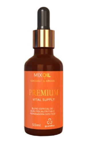 Premium Vital Supply Mix Oil Coconut & Argan 50ml - Grandha