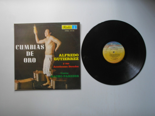 Lp Vinilo Alfredo Gutierrez Nacho Paredes Cumbias D Oro 1976