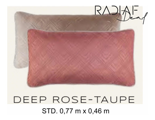 Funda Almohada Novo Deep Rose 2 Vistas Estándar Rosa Vianney