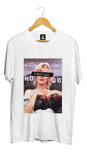 Remeras Estampadas I Dont Care Marilyn Monroe Zeta Pop