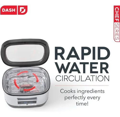 Dash Chef Series Sous Vide - Hervidor De Alimentos De Acero.