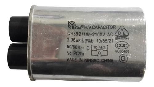 Capacitor 1,05uf 2100v Para Microondas