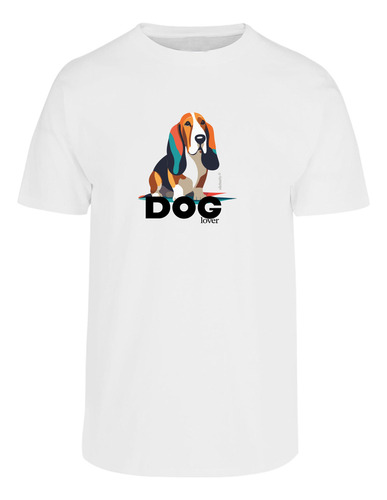 Playera Hombre Dog Lover Amo Al Perro Basset Hound