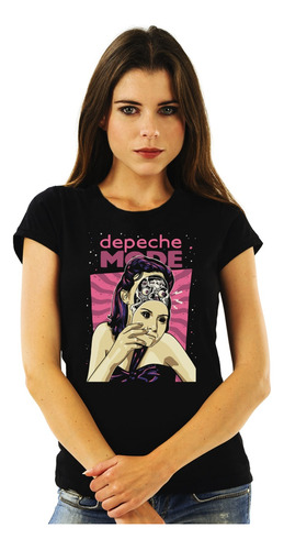 Polera Mujer Depeche Mode Robot Face Pop Abominatron