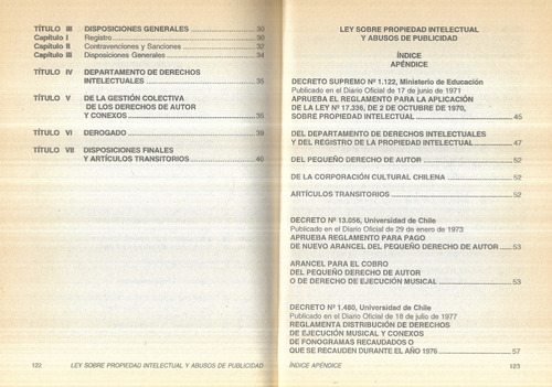 Ley Propiedad Intelectual Abusos Publicidad Carlos González (Usado)