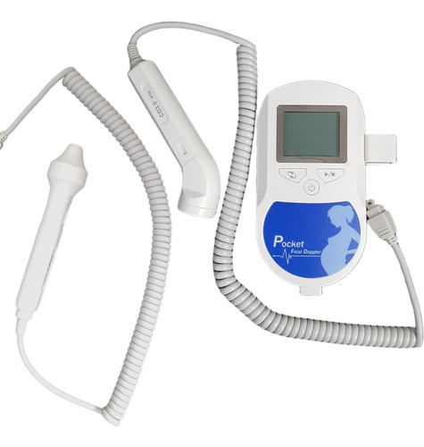 Kit Doppler Fetal De Bolsillo C/transductor Vascular Y Fetal