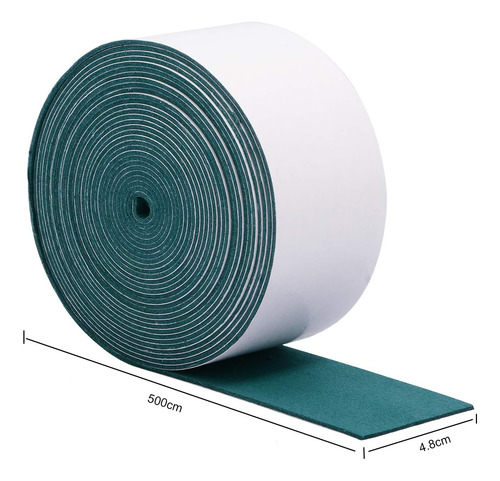 Fieltro De Microfibra Verde Oscuro Para Enjugador Con Borde