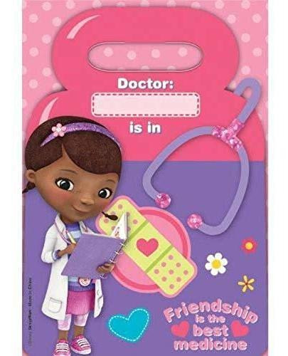 Doc Mcstuffins Favor Loot Bags 8 Count