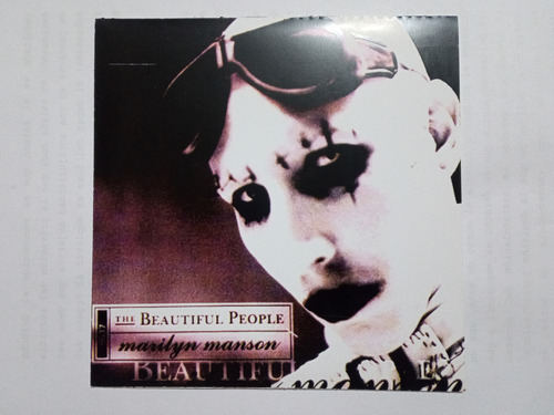Marilyn Manson Cd: The Beautiful People ( Símil Vinilo )