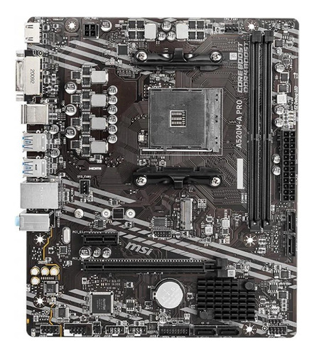 Placa Mae Msi A520m-a Pro Ddr4 Socket Amd M-atx Chipset Amd