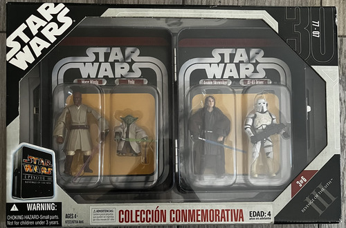 Star Wars Mace Windu, Yoda, Anakin Skywalker Y At-rt Driver (Usado)