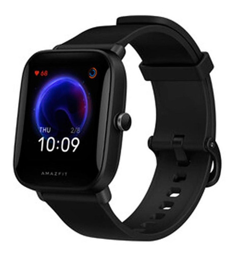 Relógio inteligente Amazfit Bip U Pro A2008 1.43+GPS Li-po 230 mAh. Cor da malha: preto, cor da moldura, cor preta da caixa: preto