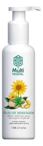 Óleo De Massagem Gengibre E Arnica 110ml Multi Vegetal