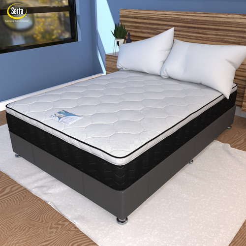 Colchón Queen Size Serta Plus One + 2 Almohadas Memory Foam