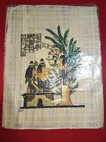 Papiro Antiguo Egipcio Original Egipto 45x34,5 Faraon Nuevo