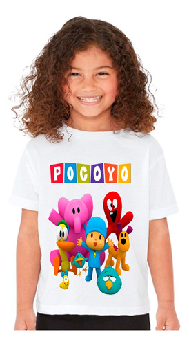 Playera Pocoyo Para Niños Y Niñas Playera Sublimada Unisex