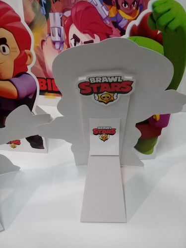 Figura Brawl Stars Deco Centro Mesa Cumple 30cm Muchoevento - personajes del brawl star fotos individuales