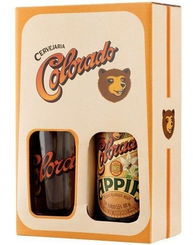 Kit Cerveja Colorado Appia 600ml + 1 Copo De 350ml