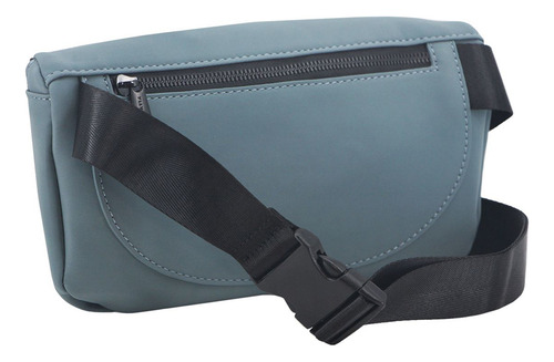 Riñonera Amayra Pu Texturado Pliegues Diseño Moda Urbana Color Aero C26853
