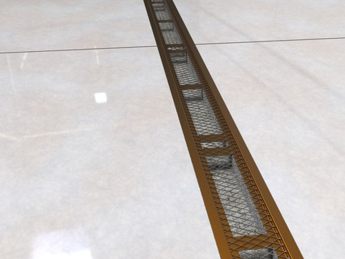 Kit 2 Ralo Linear 10x100 Cm Grelha Aluminio (modular 50cm)