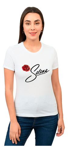 Playera Selena Diseño 36 Grupos Musicales Pop Tex Mex Beloma