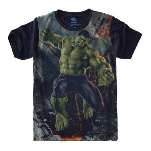 Camiseta Estilosa 3d Fullprint Herois H