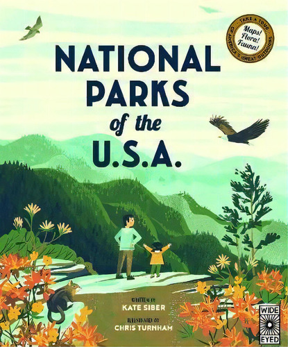 National Parks Of The Usa, De Kate Siber. Editorial Wide Eyed Editions, Tapa Dura En Inglés