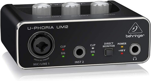 Behringer U-phoria Um2 2x2usb Audio Interface
