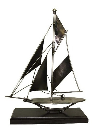 Velero Metal Artesanal 18 X 26 Cm