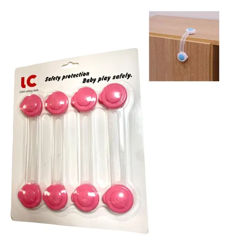 comprar Seguros Para Cajones Set X 8 Unds Rosa