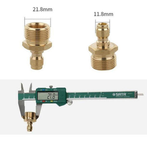 Nuevo 2pcs M22 Macho Y M22 Hembra Conjunto Adaptador De