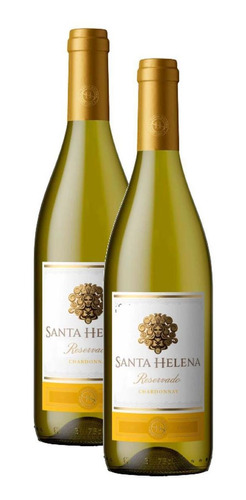 Kit 2 Vinho Santa Helena Chardonnay Reservado 750ml