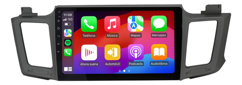 Tereo Toyota Rav4 2013 A 2018 Carplay Inalambrico 2 32gb Color Negro