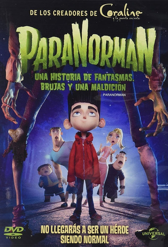 Paranorman Dvd Película Nuevo