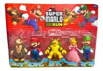 Comprar Mario Bros Muñecos Mario Luigi Bowser Peach  X5