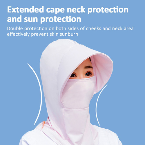Gorro Plegable Ice Silk, Protector Solar, Protección Del Cue