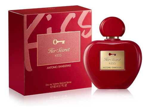 Perfume Antonio Banderas Her Secret Kiss Edt 80ml Original